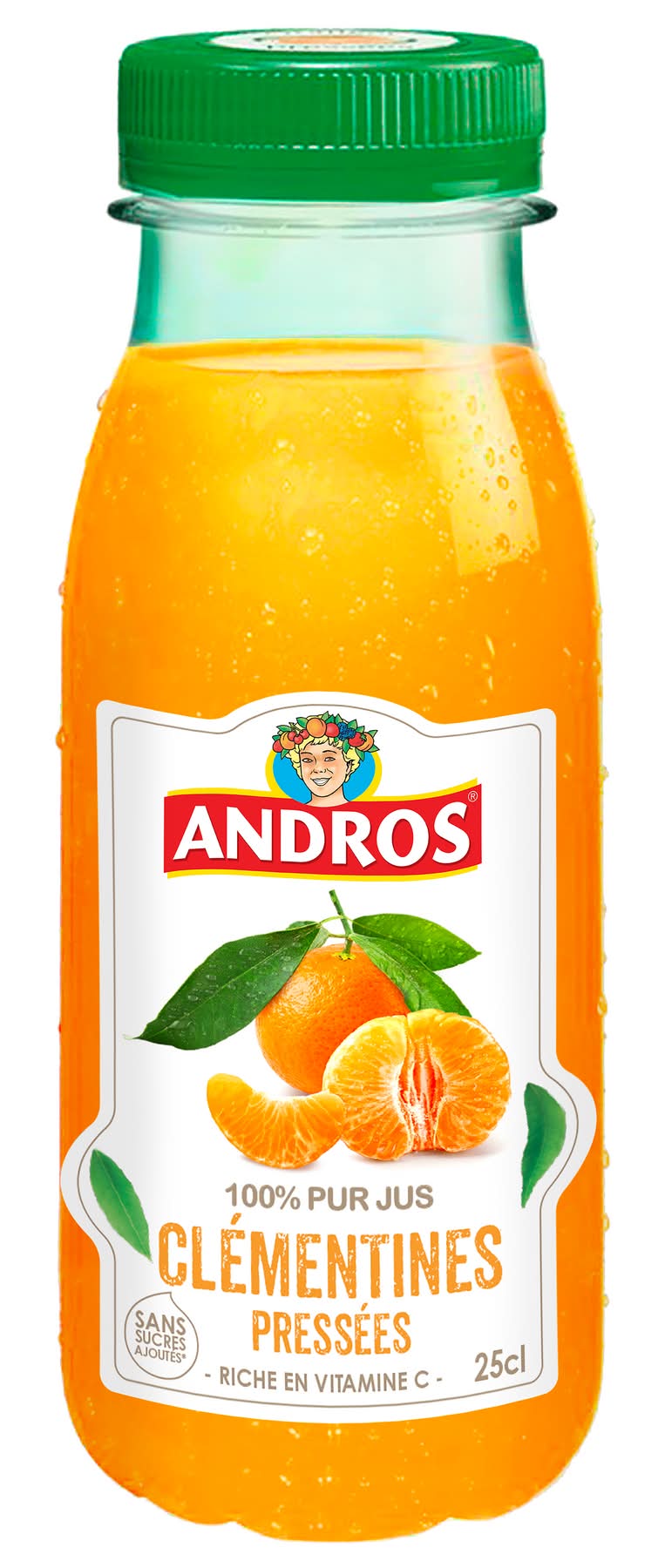 Andros - Jus de clémentines pressées 100% pur (250ml)