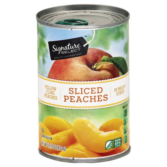 Signature Select Sliced Peaches in Heavy Syrup
