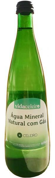 Água mineral com gás 075L