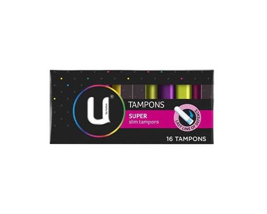 U By Kotex Super Tampons 16pk