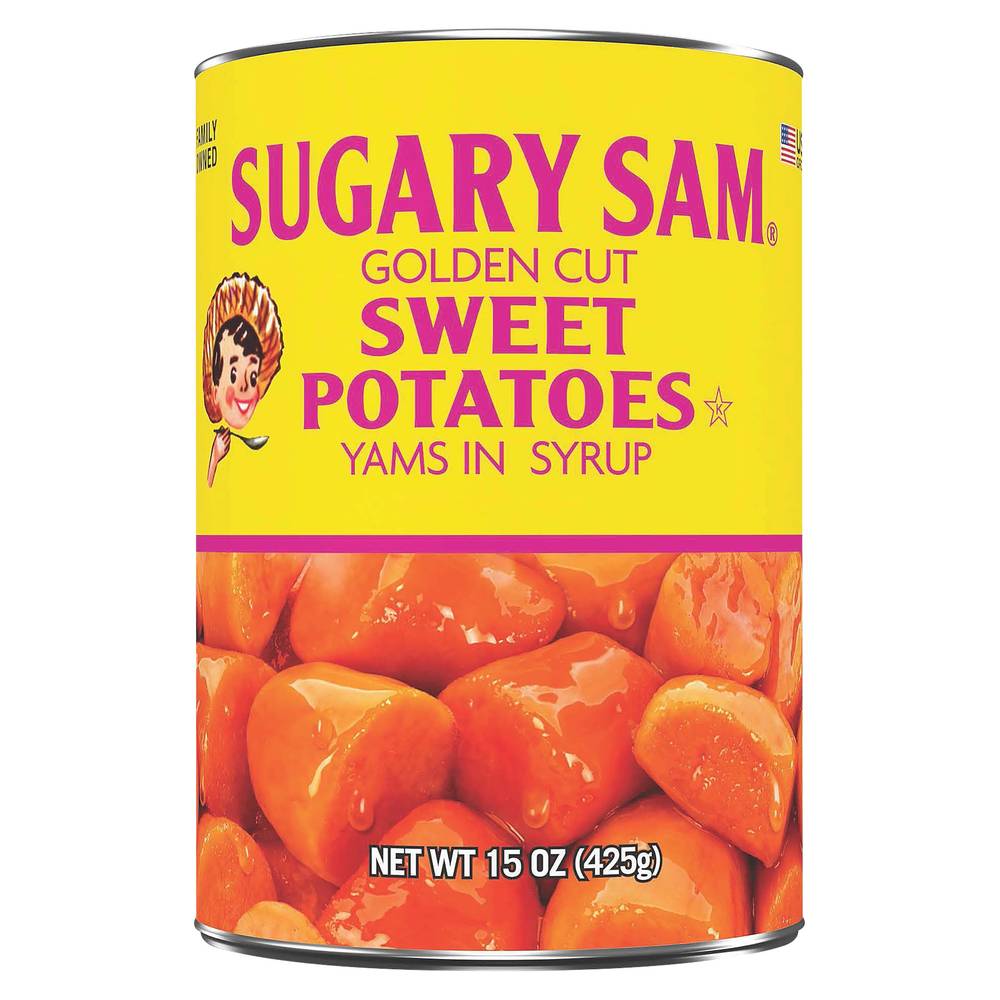 Sugary Sam Sweet Potatoes Yams in Syrup (15 oz)