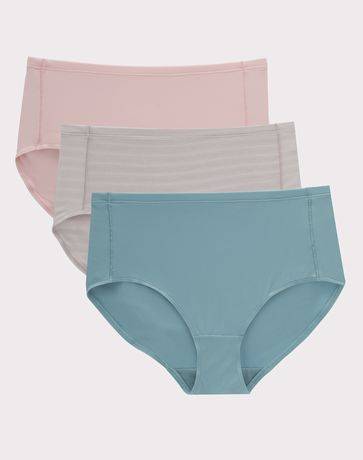 Hanes Pure Comfort Briefs, Assorted, Pack of 3 (Color: Assorted, Size: M)