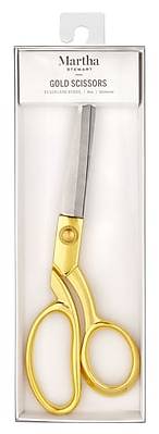 Martha Stewart Metal Scissors, Pointed Tip, Gold (MS112M)