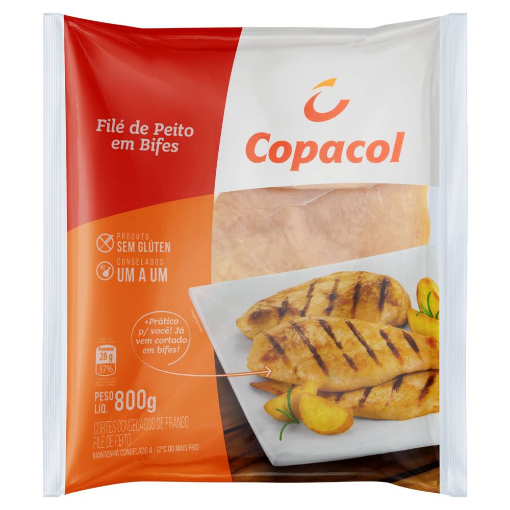 Copacol · Filé de peito de frango em bifes congelado (800 g)