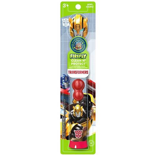 Firefly Kids! Clean N' Protect, Transformers Toothbrush, 3D Antibacterial Cover - 1.0 ea