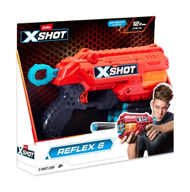 ZURU X Shot Reflex 6 Toy Dart Gun