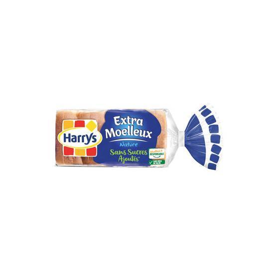 Extra-moelleuxpain de mie sans sucres ajoutés Harrys 280 g