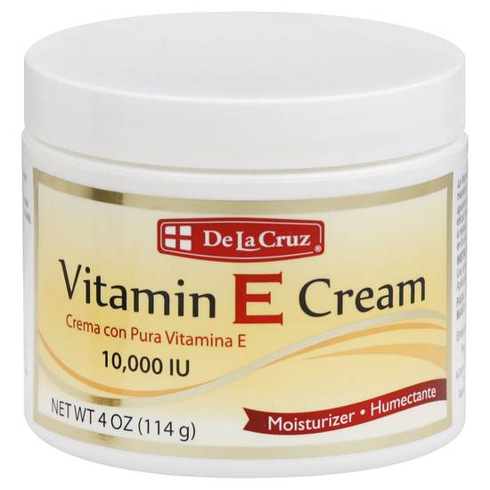 De La Cruz Vitamin E Cream 10,000 Iu (4 oz)