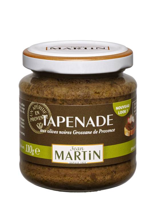 Jean Martin - Tapenade aux olives noires grossane de Provence