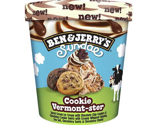 Ben & Jerry's Cookie Vermonster Sundae Ice Cream 427ml