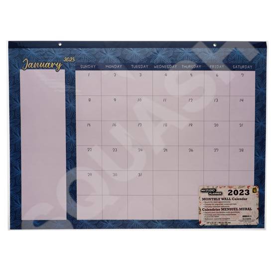 # Wall Calendar In English With Notes (40.7 CM X 30.5 CM)