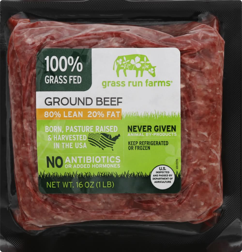 Grass Run Farms Ground Beef (16 oz)