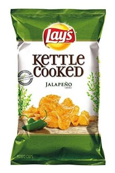 Lay's Kettle Cooked Jalapeno Flavor Chips (potato)