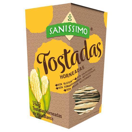 Sanissimo tostadas de maíz horneadas