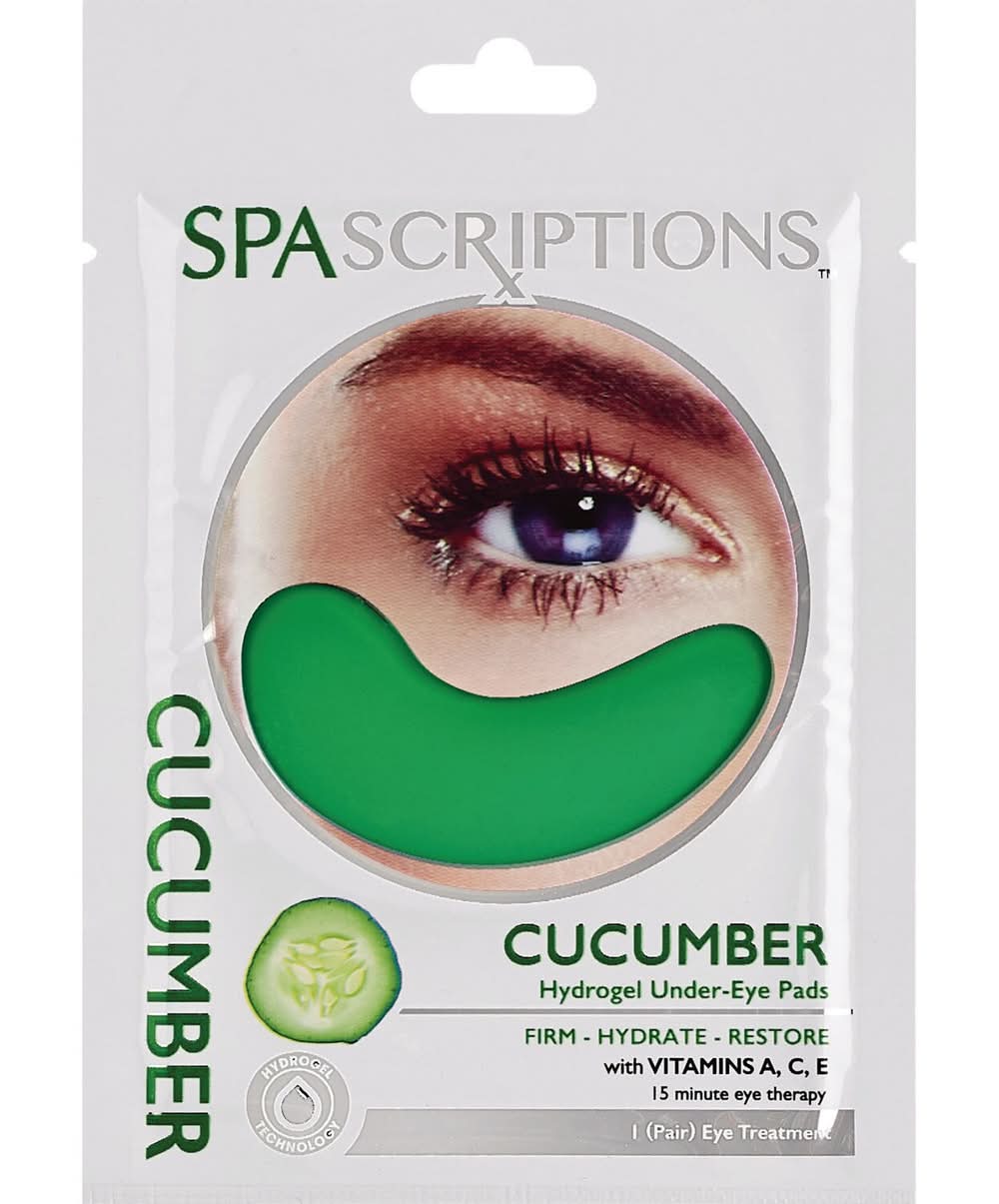 Spascriptions Cucumber Hydrogel Under Eye Pads Pair