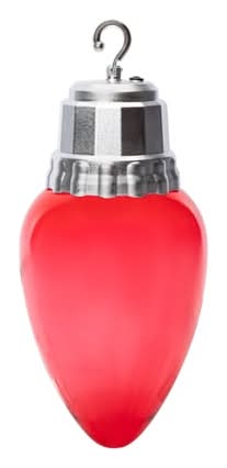 Christmas Snow Cool XL Light Bulb Red