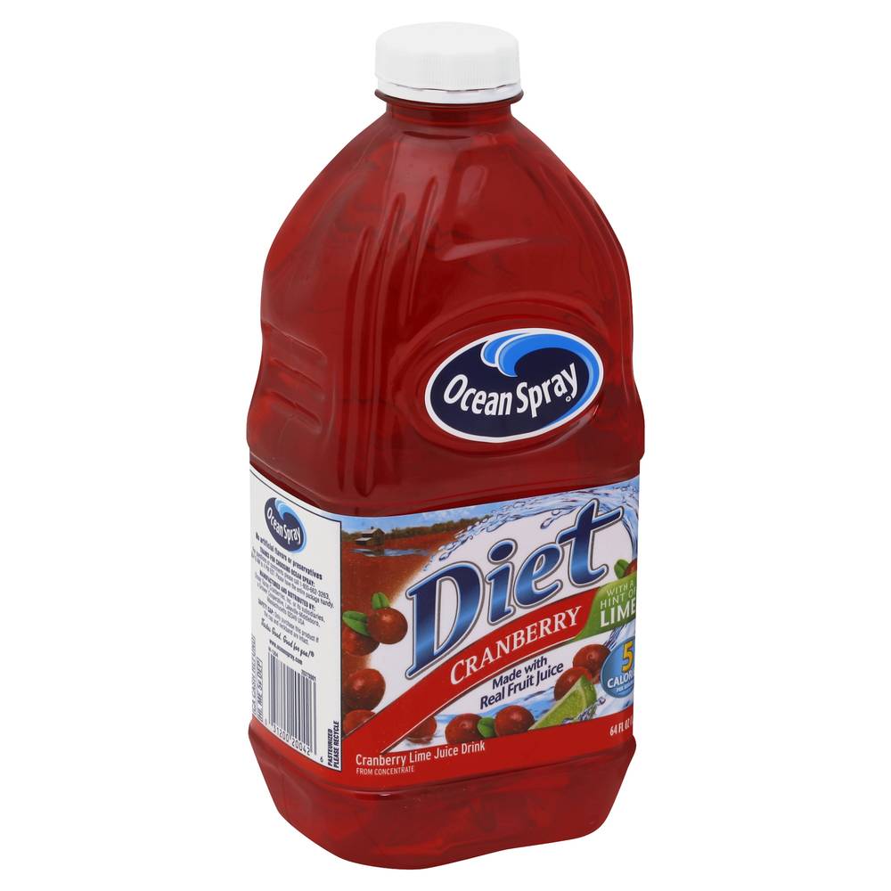Ocean Spray Diet Cranberry Juice Drink With Lime (64 fl oz)