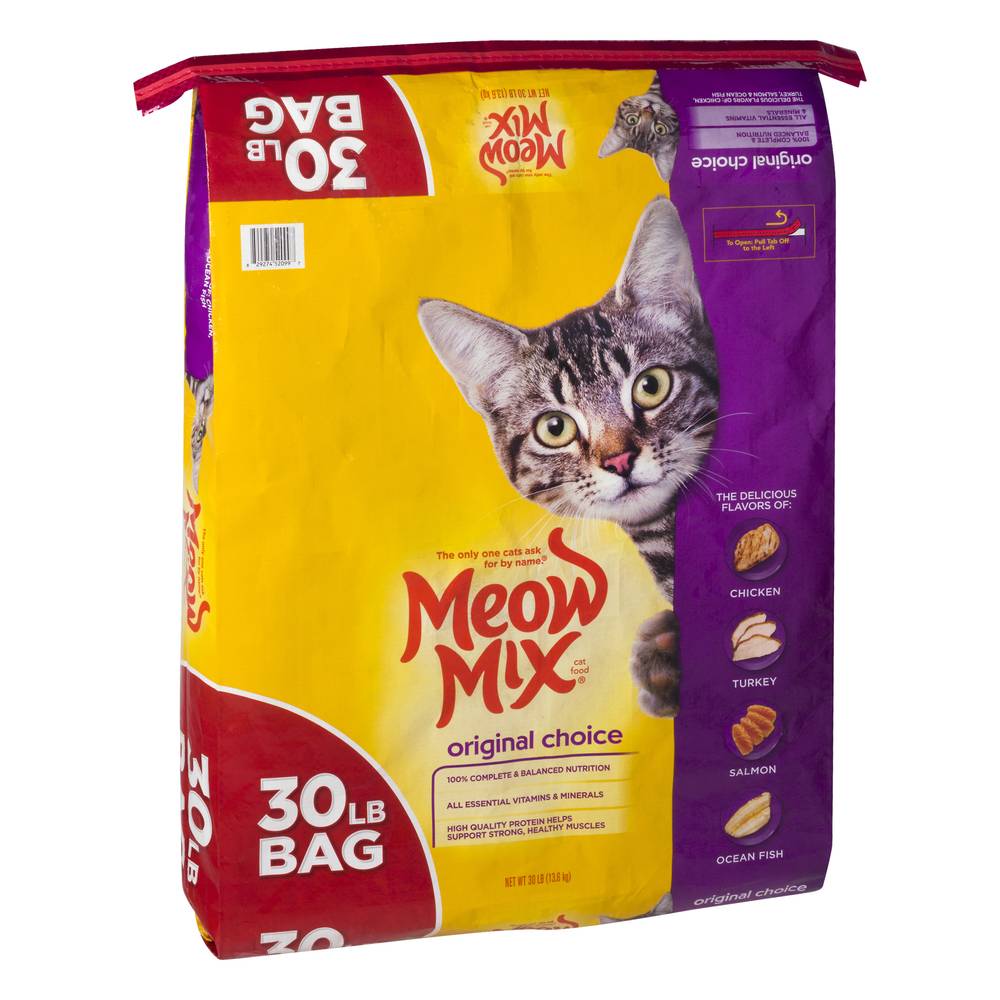 Meow Mix Original Choice Cat Food (30 lbs)