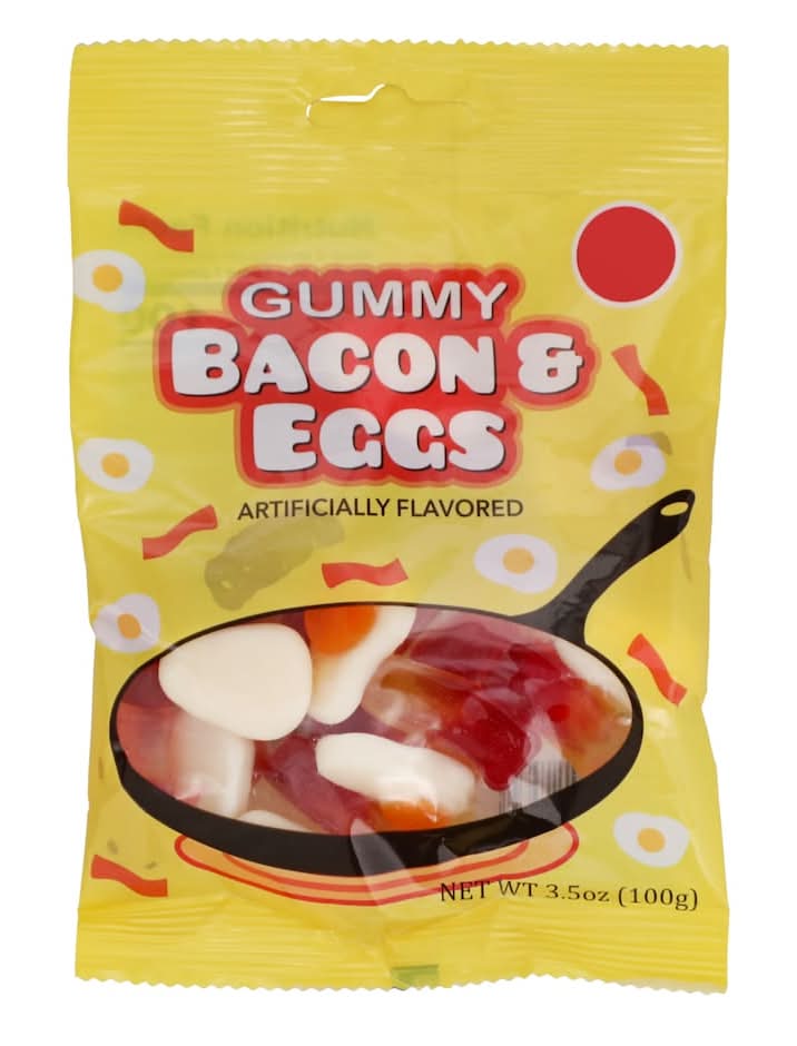 Gummy Bacon And Eggs Candy, 1-ct.