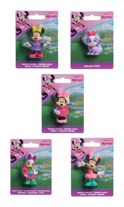 Disney Minnie Mouse Decorative Figurines 3+, Assorted