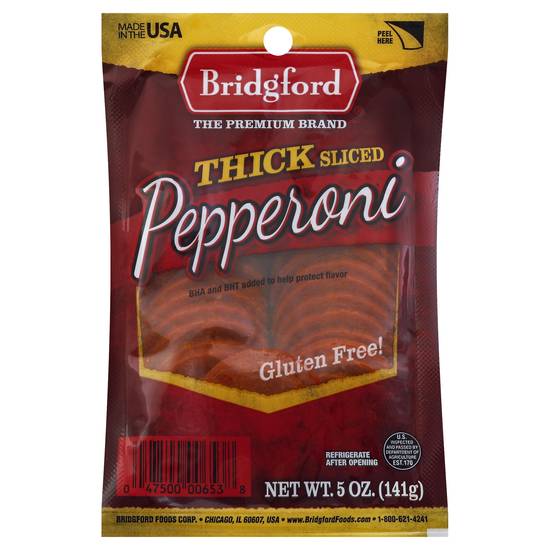 Bridgford Thick Sliced Pepperoni