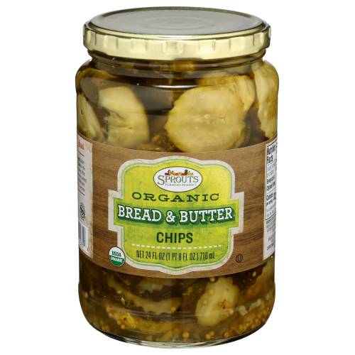 Sprouts Organic Bread & Butter Pickle Chips