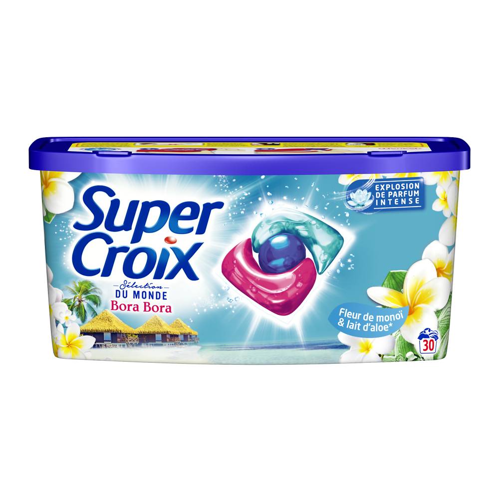 Super Croix - Lessive capsule bora bora fleur de monoi