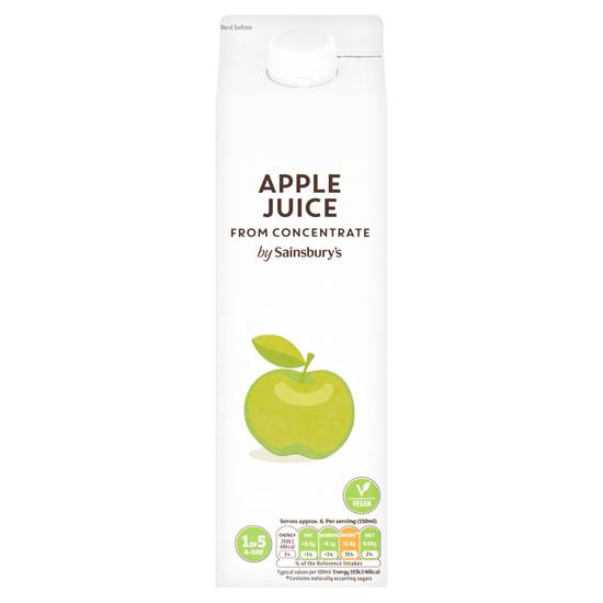 Sainsbury's Pure Apple Juice 1L