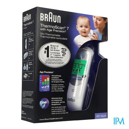 Braun Thermometre Irt6520 Thermoscan 7+precis.age Appareil de mesure - Accessoires