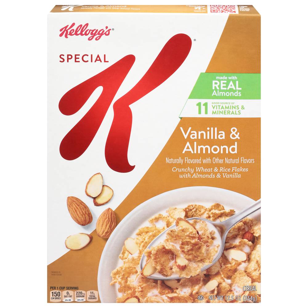 Special K Kellogg's Breakfast Cereal Vanilla and Almond