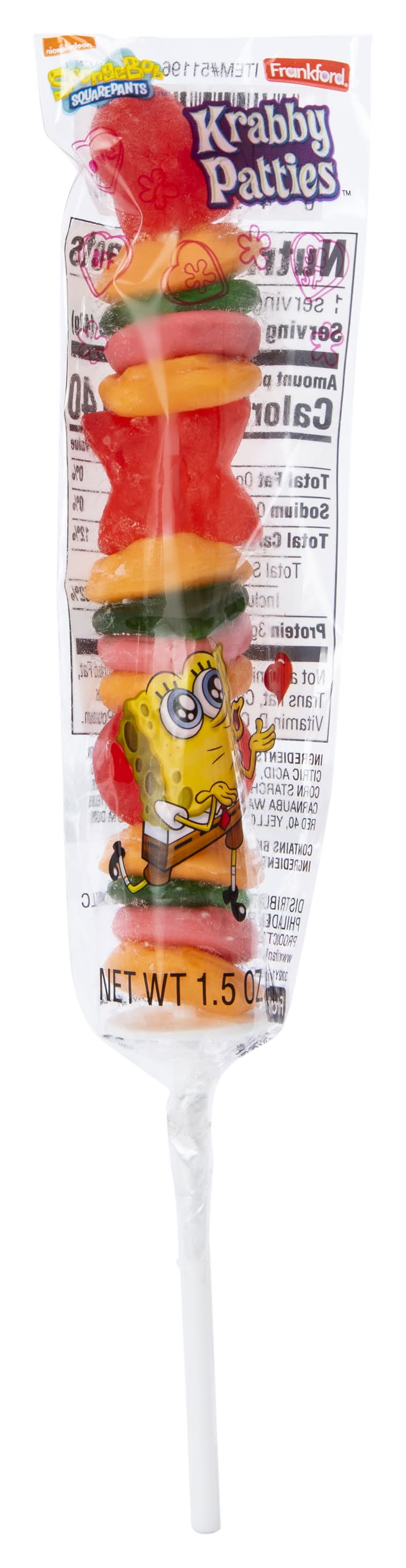 SpongeBob SquarePants™ Krabby Patties™ Kabob 1.5oz