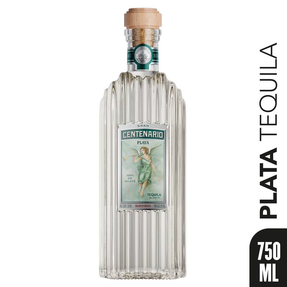 Centenario Plata Gran Mexico Blanco Tequila Liquor (750 ml)