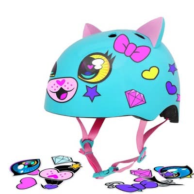 Raskullz Cling Cat Child Helmet, Light Blue
