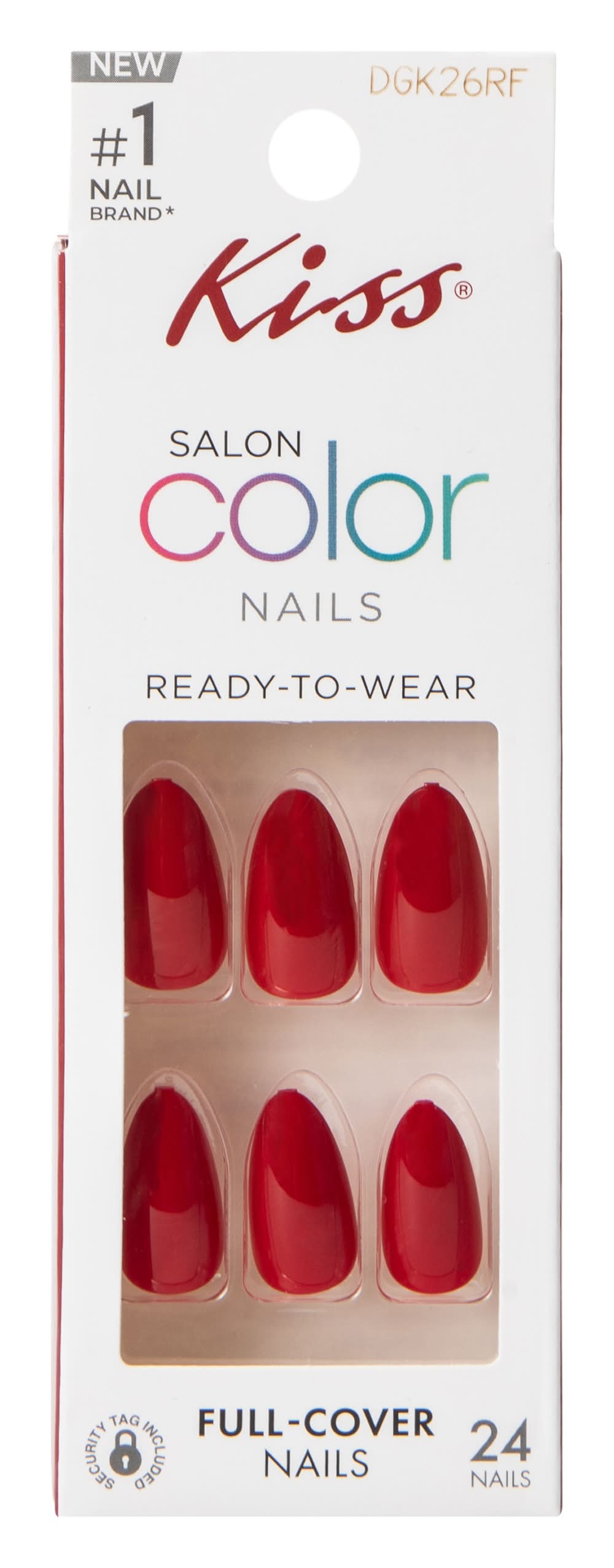 Kiss® Salon Color Unforgiven Full-Cover Nails 24-Count