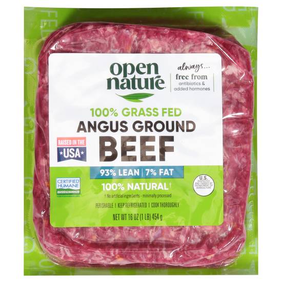 Open Nature Grass Fed Angus Ground Beef