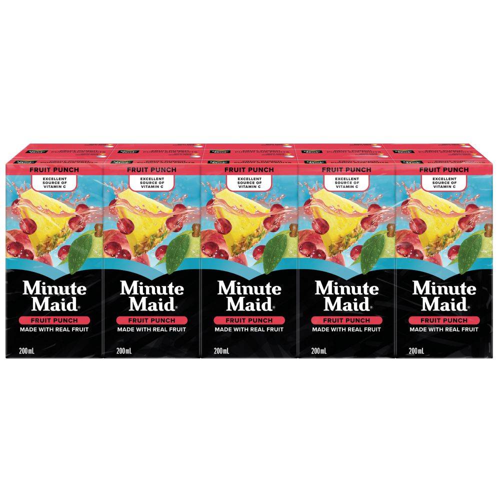 Minute Maid Fruit Punch (10 x 200 ml)