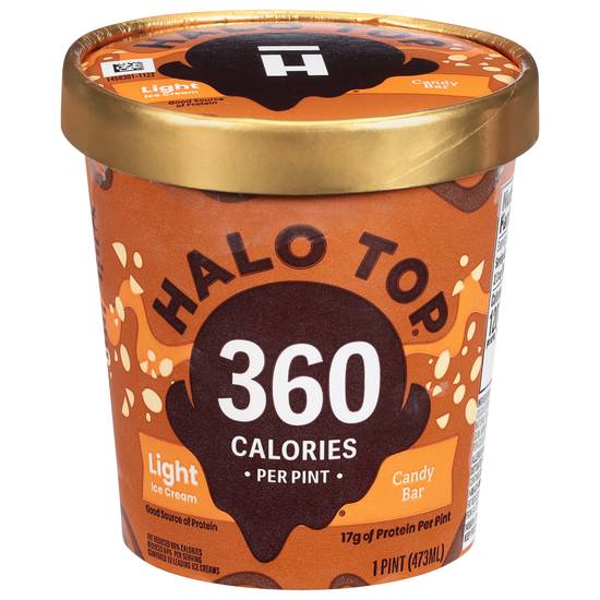 Halo Top Light Candy Bar Ice Cream