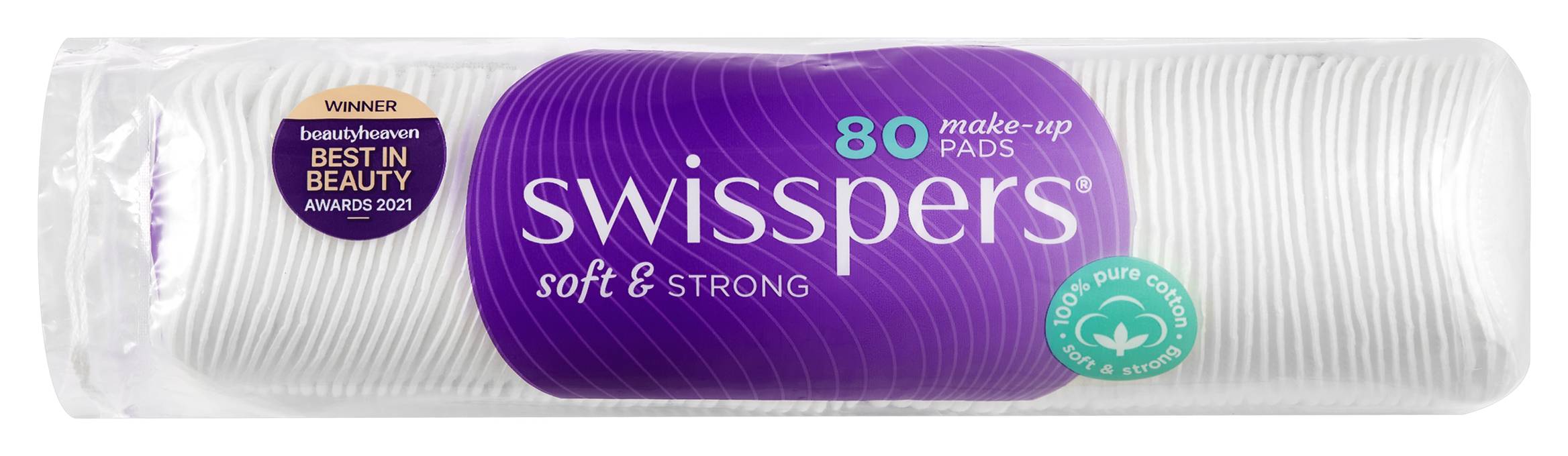 Swisspers Cotton Round Makeup Pads (80 pack)