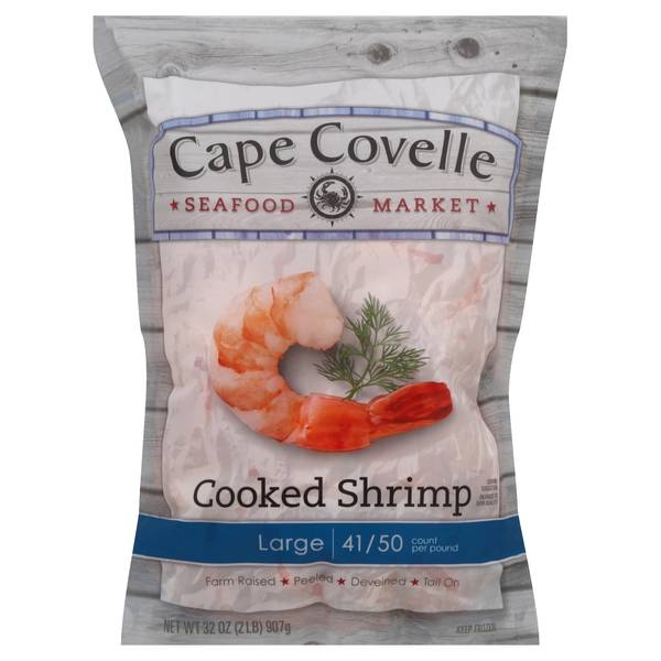 Cape Covelle, Shrimp, Cooked, Large