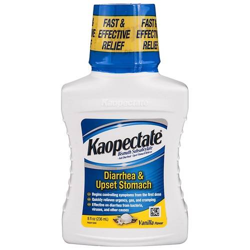 Kaopectate Multi-Symptom Relief for Diarrhea & Upset Stomach Vanilla - 8.0 fl oz
