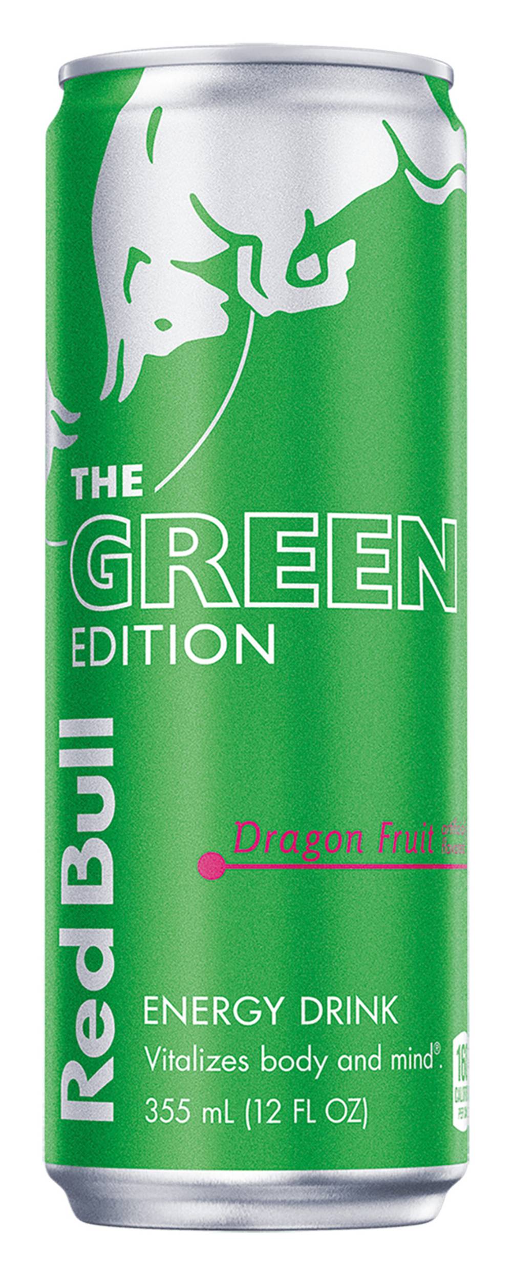 Red Bull Green Edition Energy Drink, Dragon Fruit (12 fl oz)