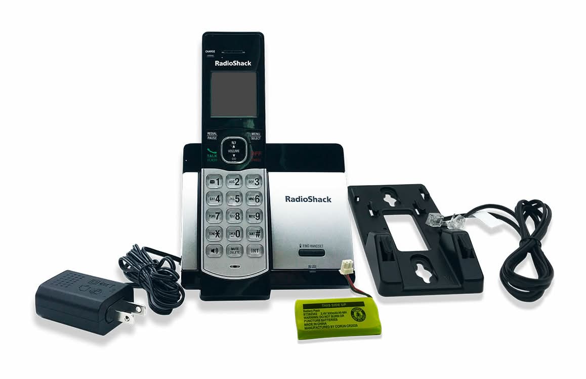 RadioShack · Teléfono inalámbrico con identificador (350 g)