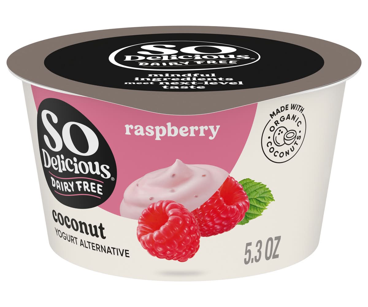 So Delicious Coconut Yogurt Alternative, Raspberry (5.3 oz)