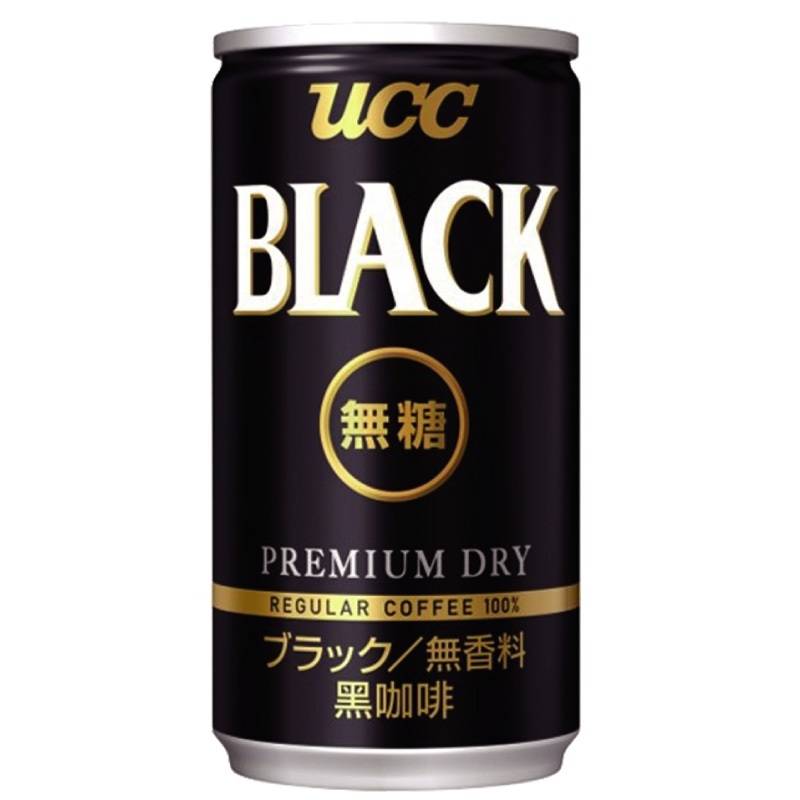 UCC無糖咖啡飲料Can184ml <184ml毫升 x 1 x 6Bottle瓶>