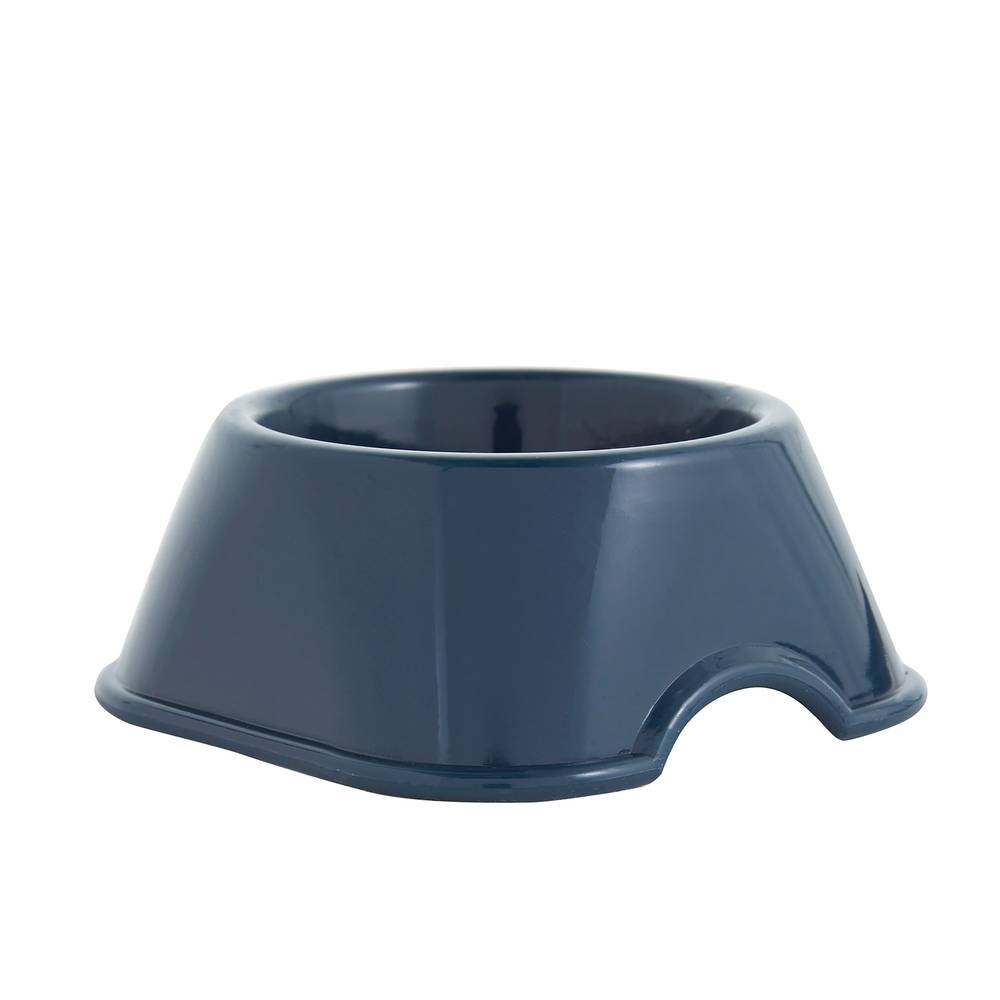 Full Cheeks Pet Plastic Bowl, Blue (1.7 fl oz)