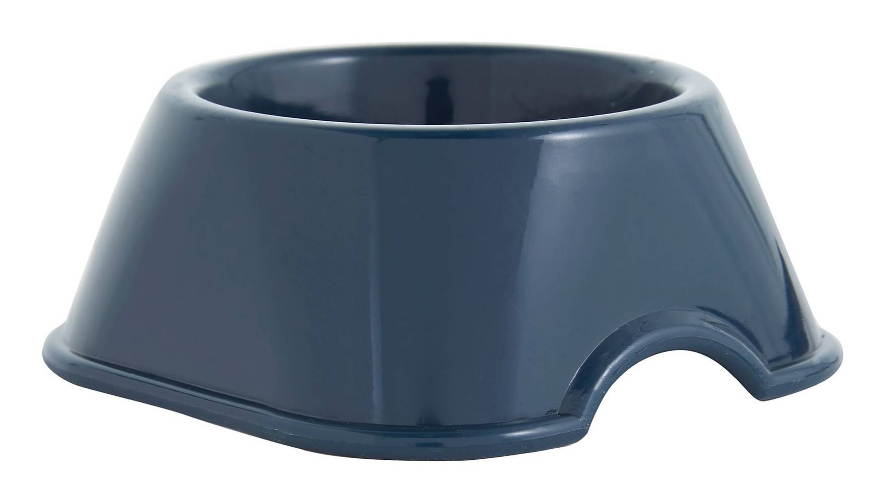 Full Cheeks Pet Plastic Bowl, Blue (1.7 fl oz)