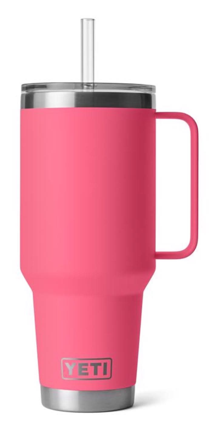 Yeti Rambler 42 Oz Tropical Pink Bpa Free Straw Mug