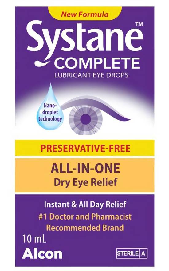 Systane All-In-One Dry Eye Relief Drops (10 ml)