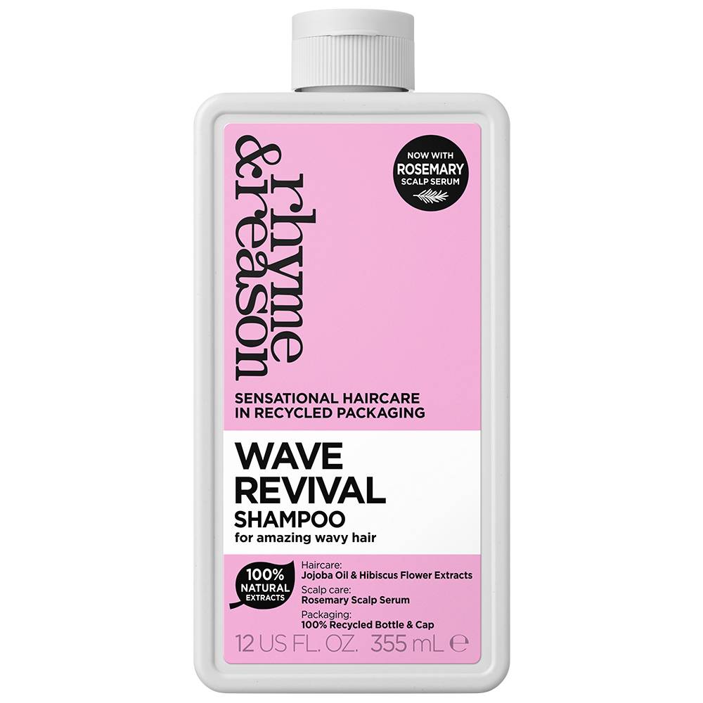 Rhyme & Reason Wave Revival Shampoo For Amazing Hair (jojoba oil-hibiscus flowers-rosemary)