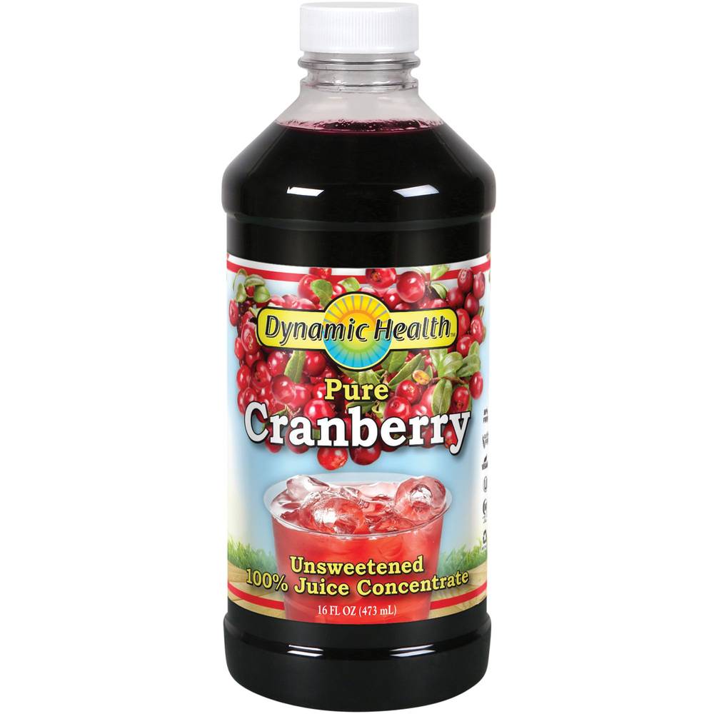 Pure Cranberry Juice Concentrate - Unsweetened (16 Fluid Ounces)